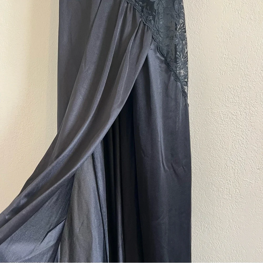 Vintage Val Mode High Slit Lace Slip - Picture 6 of 13